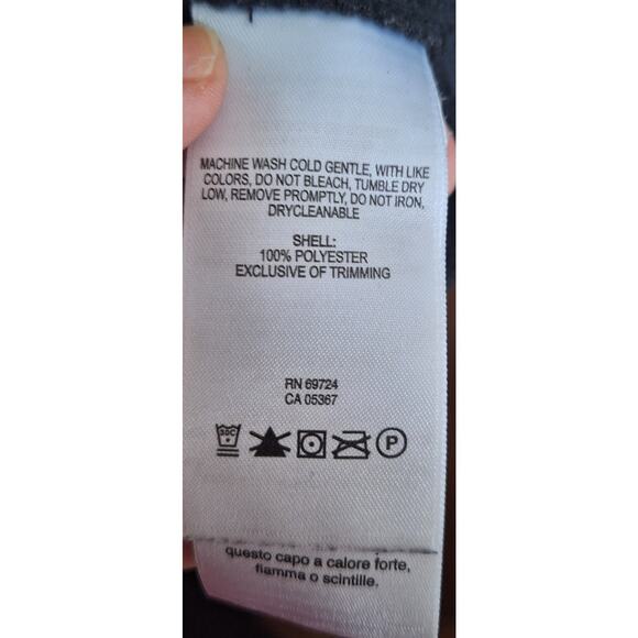 Columbia Men Medium Black Fleece Cathedral Peak II Full Zip Gorpcore Vest - Picture 5 of 6